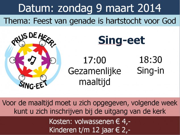 Sing-Eet 9maart2014